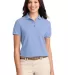 Port Authority Ladies Silk Touch153 Polo L500 Light Blue front view