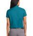 Port Authority Ladies Short Sleeve Easy Care Shirt in Teal green back view
