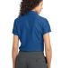 Port Authority Ladies Vertical Pique Polo L512 in Blue jewel back view