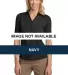 Port Authority  Ladies Silk Touch153 Interlock But Navy front view