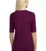 Port Authority Ladies Concept Scoop Neck Shirt L54 Purple Potion back view