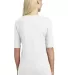 Port Authority Ladies Concept Scoop Neck Shirt L54 White back view
