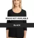 Port Authority Ladies Concept Rope Neck Shirt L542 Black front view