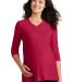 Port Authority Ladies Silk Touch153 Maternity 34 S in Red front view