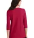 Port Authority Ladies Silk Touch153 Maternity 34 S Red back view