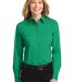 Port Authority Ladies Long Sleeve Easy Care Shirt  in Court green front view
