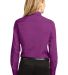 Port Authority Ladies Long Sleeve Easy Care Shirt  in Deep berry back view