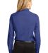 Port Authority Ladies Long Sleeve Easy Care Shirt  in Medit. blue back view