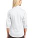 IMPROVED Port Authority Ladies 34 Sleeve Blouse L6 in White back view