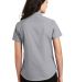 Port Authority Ladies Short Sleeve Value Poplin Sh in Grey back view