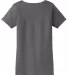 Port Authority Ladies Concept V Neck Tee LM1002 Pewter Grey back view