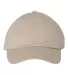 Valucap VC300 Adult Washed Dad Hat Stone front view