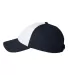 Valucap VC300 Adult Washed Dad Hat White/ Navy side view