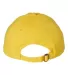 Valucap VC300 Adult Washed Dad Hat Yellow back view