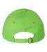 Valucap VC300 Adult Washed Dad Hat Neon Green back view