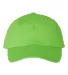 Valucap VC300 Adult Washed Dad Hat Neon Green front view