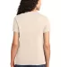 Port & Company Ladies Essential T Shirt LPC61 in Natural back view