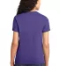 Port & Company Ladies Essential T Shirt LPC61 in Purple back view