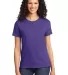 Port & Company Ladies Essential T Shirt LPC61 in Purple front view