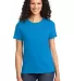 Port & Company Ladies Essential T Shirt LPC61 in Sapphire front view