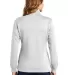 Sport Tek Ladies 14 Zip Sweatshirt LST253 in White back view