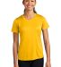 Sport Tek Ladies Competitor153 Tee LST350 in Gold front view