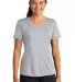 Sport Tek Ladies Competitor153 Tee LST350 in Silver front view