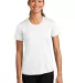 Sport Tek Ladies Competitor153 Tee LST350 in White front view