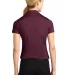 Sport Tek Ladies Micropique Sport Wick Polo LST650 in Maroon back view
