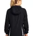 Sport Tek Ladies Colorblock Hooded Jacket LST76 Black/White back view