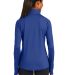 LST850 Sport Tek Ladies Sport Wick Stretch Zip Pul in True royal back view