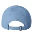 Valucap VC300Y Washed Twill Women/Youth Dad Hat Baby Blue back view