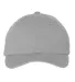 Valucap VC300Y Washed Twill Women/Youth Dad Hat Grey front view