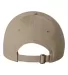 Valucap VC300Y Washed Twill Women/Youth Dad Hat Khaki back view