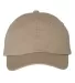 Valucap VC300Y Washed Twill Women/Youth Dad Hat Khaki front view
