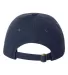 Valucap VC300Y Washed Twill Women/Youth Dad Hat Navy back view