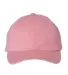 Valucap VC300Y Washed Twill Women/Youth Dad Hat Pink front view