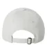 Valucap VC300Y Washed Twill Women/Youth Dad Hat White back view