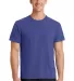 Port & Company Essential Pigment Dyed Tee PC099 in Blue iris front view