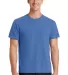 Port & Company Essential Pigment Dyed Tee PC099 in Blue moon front view