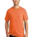 Port & Company Essential Pigment Dyed Tee PC099 in Cantaloupe front view