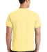 Port & Company Essential Pigment Dyed Tee PC099 in Popcorn back view