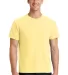 Port & Company Essential Pigment Dyed Tee PC099 in Popcorn front view