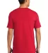 Port & Company Essential Pigment Dyed Tee PC099 in Red back view