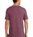 Port & Company Essential Pigment Dyed Tee PC099 in Wineberry back view