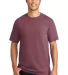 Port & Company Essential Pigment Dyed Tee PC099 in Wineberry front view