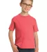 Port & Company Youth Essential Pigment Dyed Tee PC FruitPunch front view