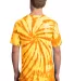 Port  Company Essential Tie Dye Tee PC147 Gold back view