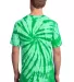 Port  Company Essential Tie Dye Tee PC147 Kelly back view