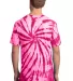 Port  Company Essential Tie Dye Tee PC147 Pink back view